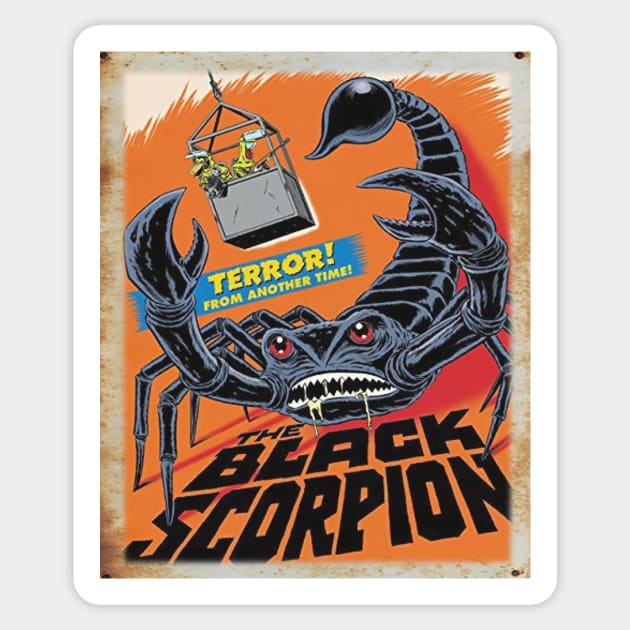 MST3K Mystery Science Rusty Barn Sign 3000 - The Black Scorpion Sticker by Starbase79